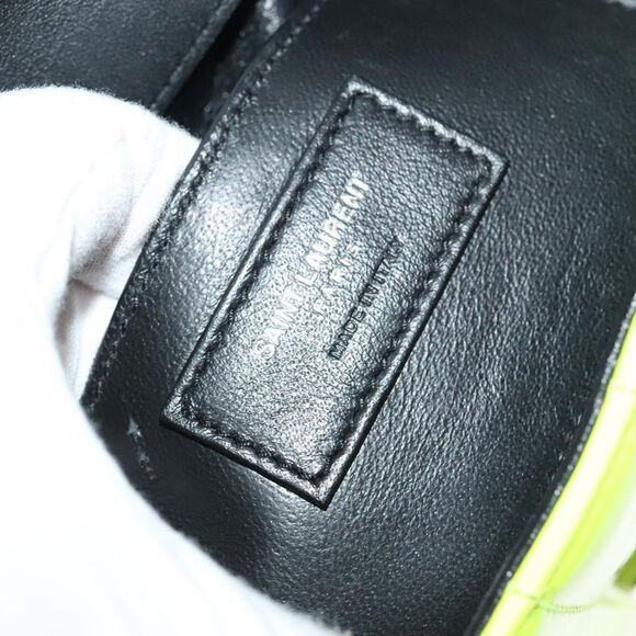 Saint Laurent Vicky Green Patent Leather Shoulder Bag (Pre-Owned) - Picture 10 of 16